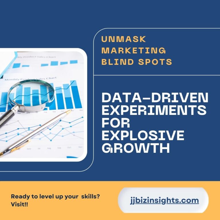 Unmask Marketing Blind Spots: Data-Driven Experiments for Explosive Growth