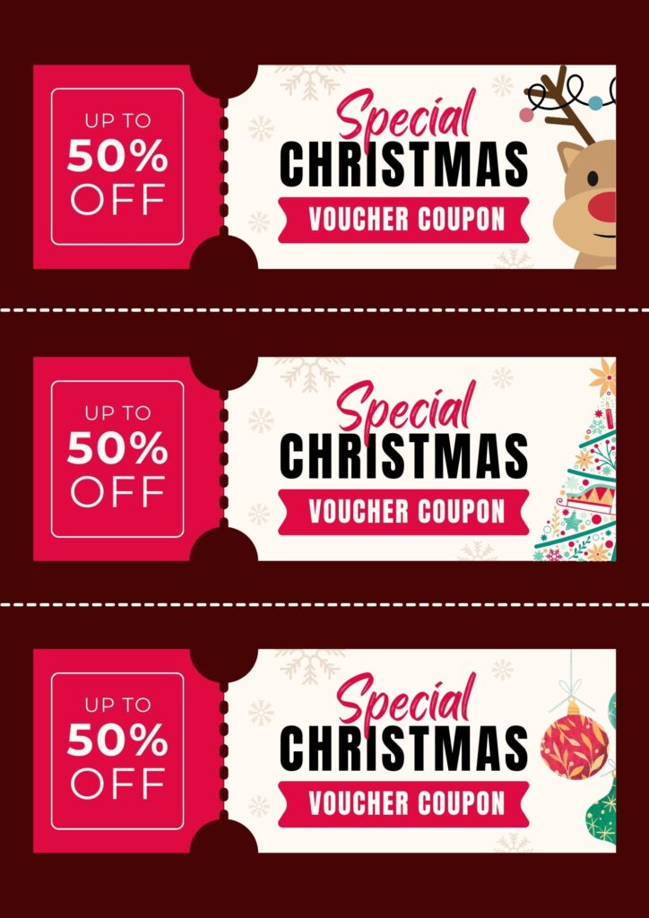 Red-Modern-Christmas-Voucher-Coupon-724x1024 Unlock Your Marketing Mojo: Mastering the Art of Couponing