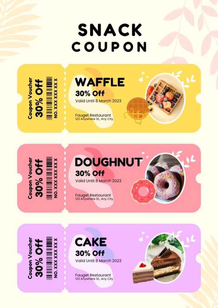 Yellow-Pink-Colorful-Playful-Snack-Coupon-724x1024 Unlock Your Marketing Mojo: Mastering the Art of Couponing